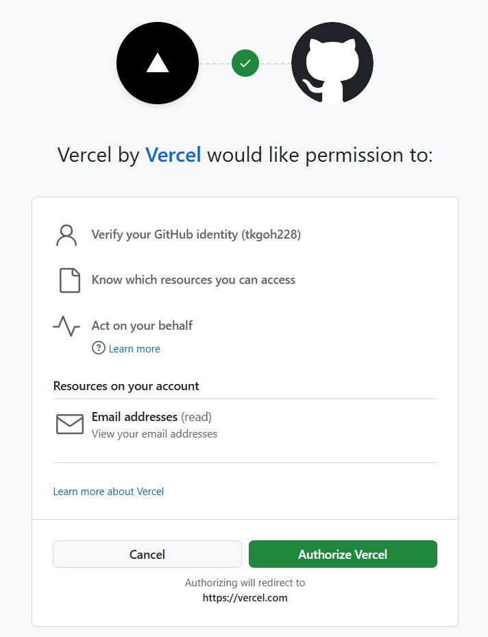 搜全Vercel访问GitHub